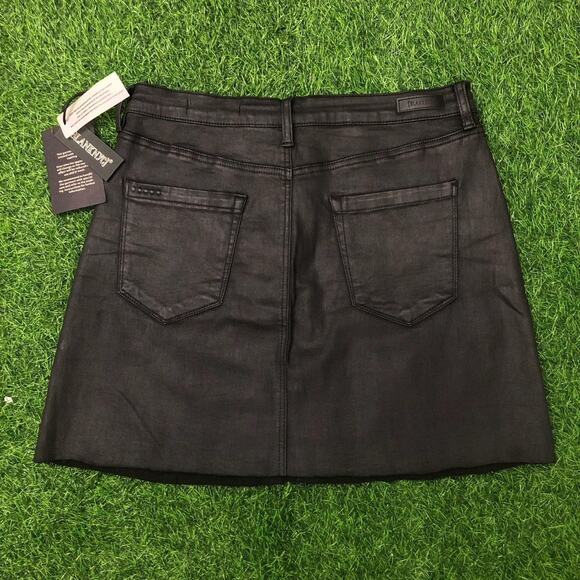 NWT Women's Gunmetal BlankNYC Denim Mini Skirt - Picture 2 of 6